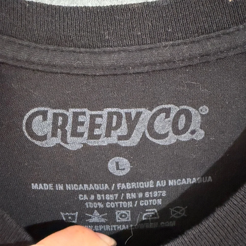 Creepy Co Easy-Bake Coven Graphic T-Shirt Black Goth Large Horror Occult - Picture 2 of 5